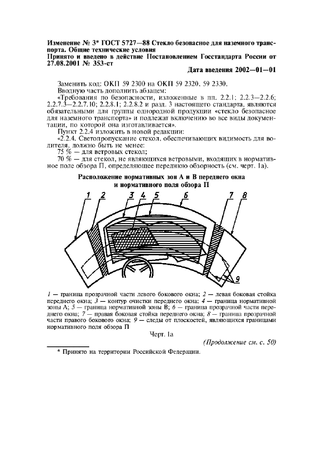 Изменение №3 к ГОСТ 5727-88