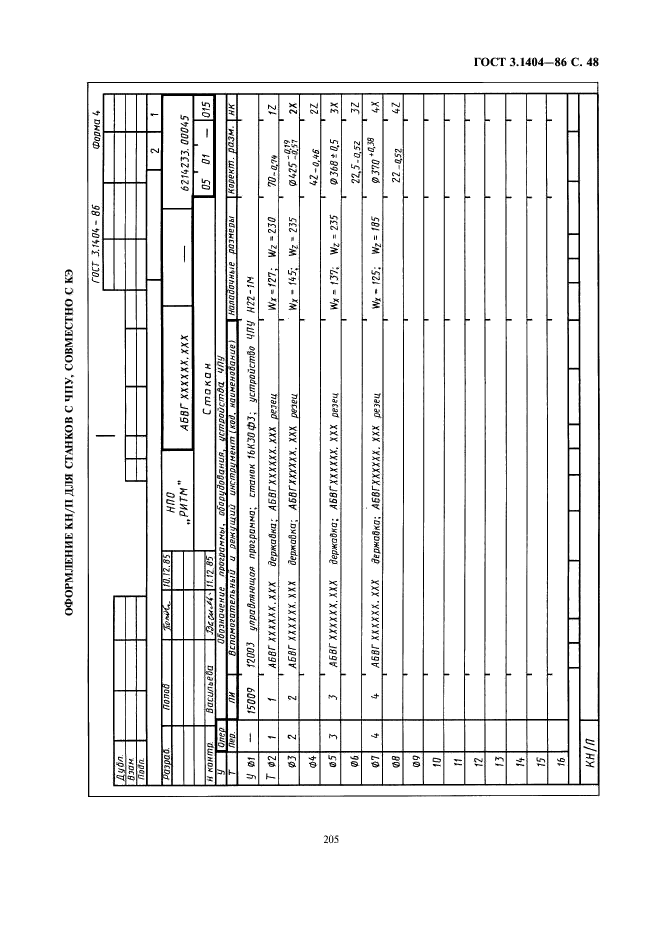 ГОСТ 3.1404-86