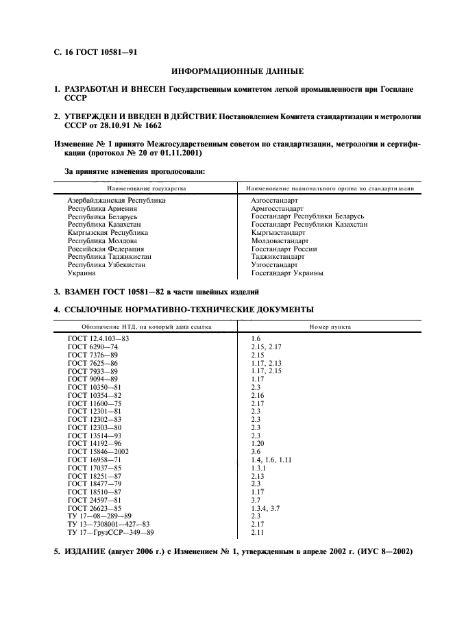 ГОСТ 10581-91