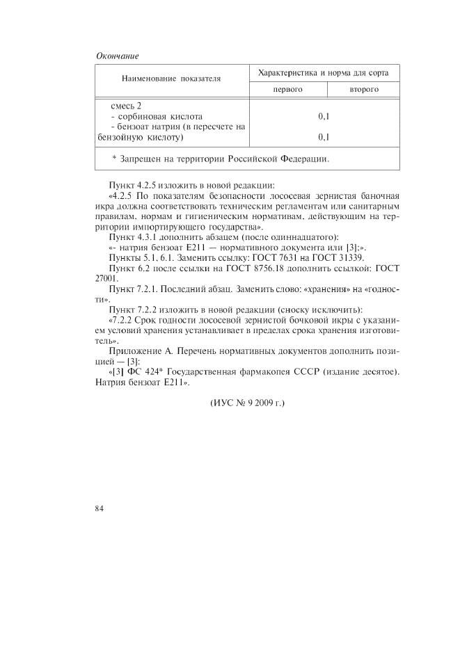 Изменение №1 к ГОСТ 18173-2004