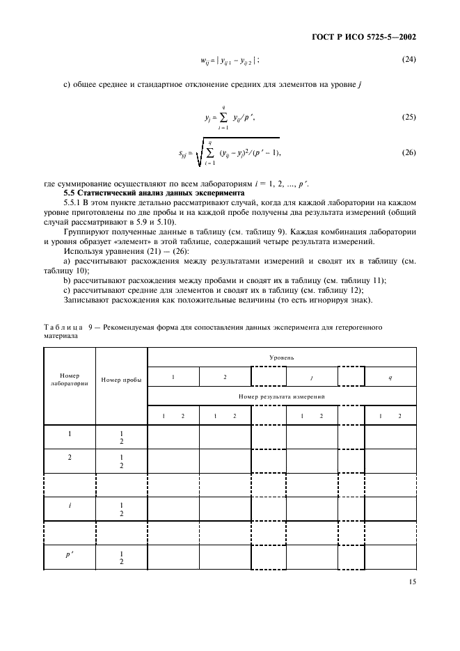 ГОСТ Р ИСО 5725-5-2002