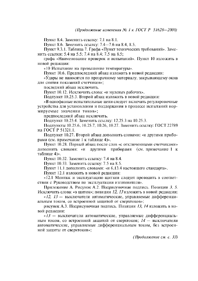 Изменение №1 к ГОСТ Р 51628-2000